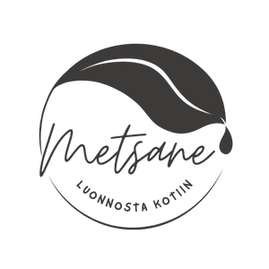Metsanen logo ja teksti Luonnosta kotiin.