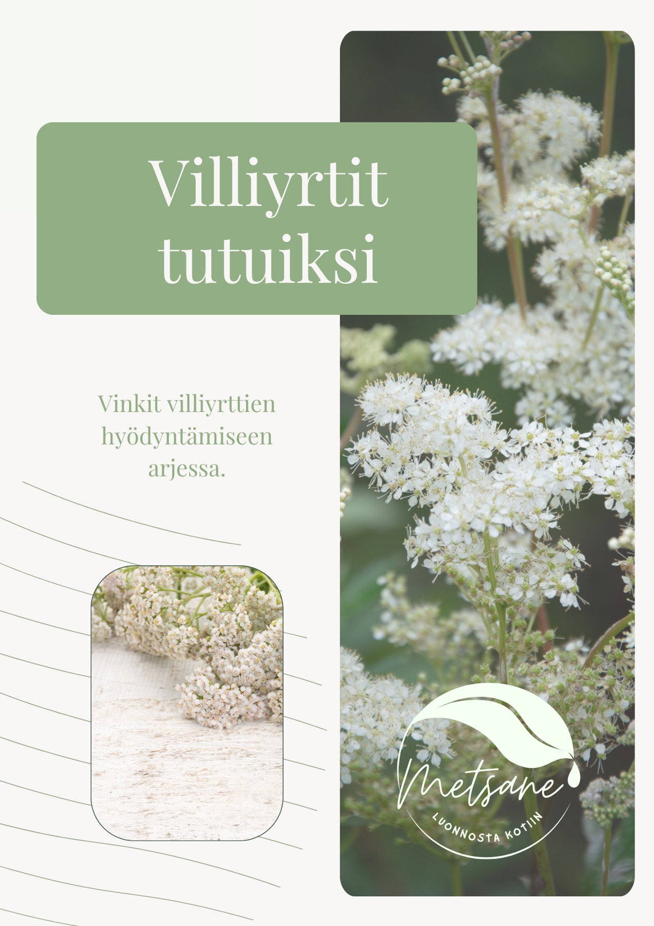 Villiyrtit tutuiksi -e-oppaan kansi.