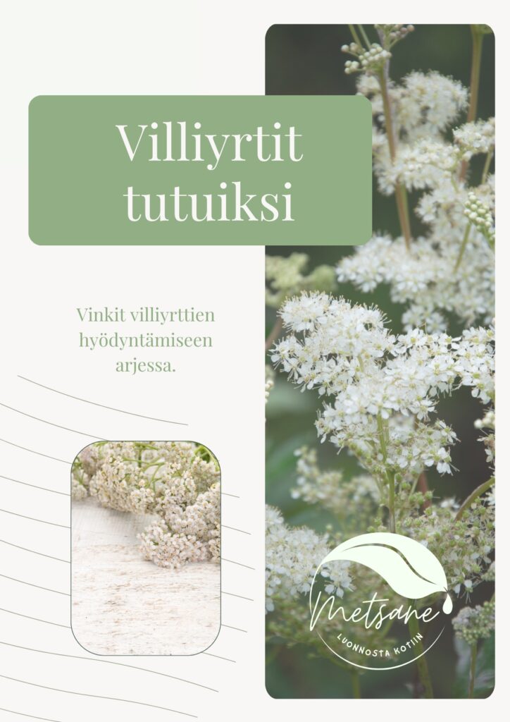 Villiyrtit tutuiksi -e-oppaan kansi.